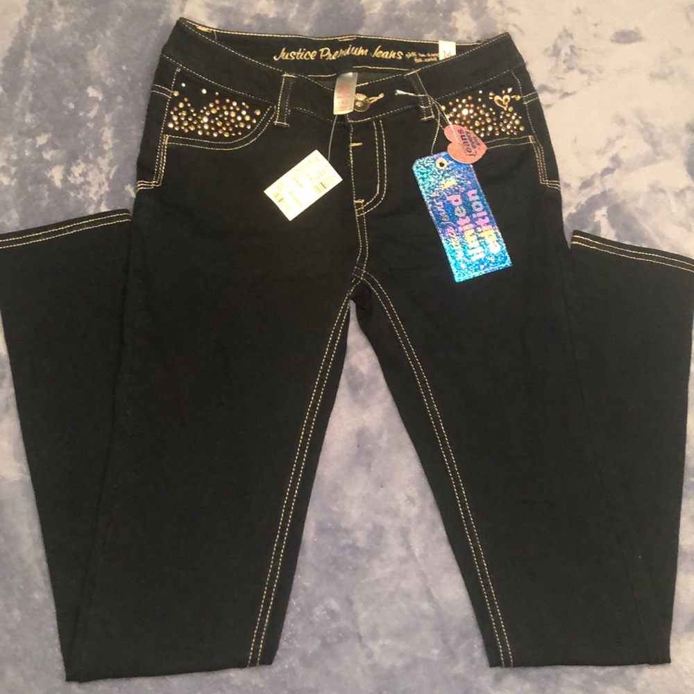 NEW Justice Limited Edition Embellished Jeggings